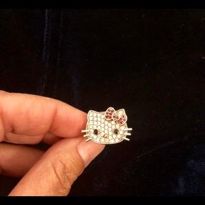 Hello Kitty Sterling Diamonique Cutie ring